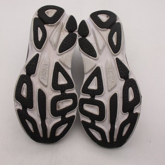 Hoka One One Bondi 8 Mens Size 11.5 EE Black Running Shoes Sneakers 1127953 BWHT - Picture 7 of 11